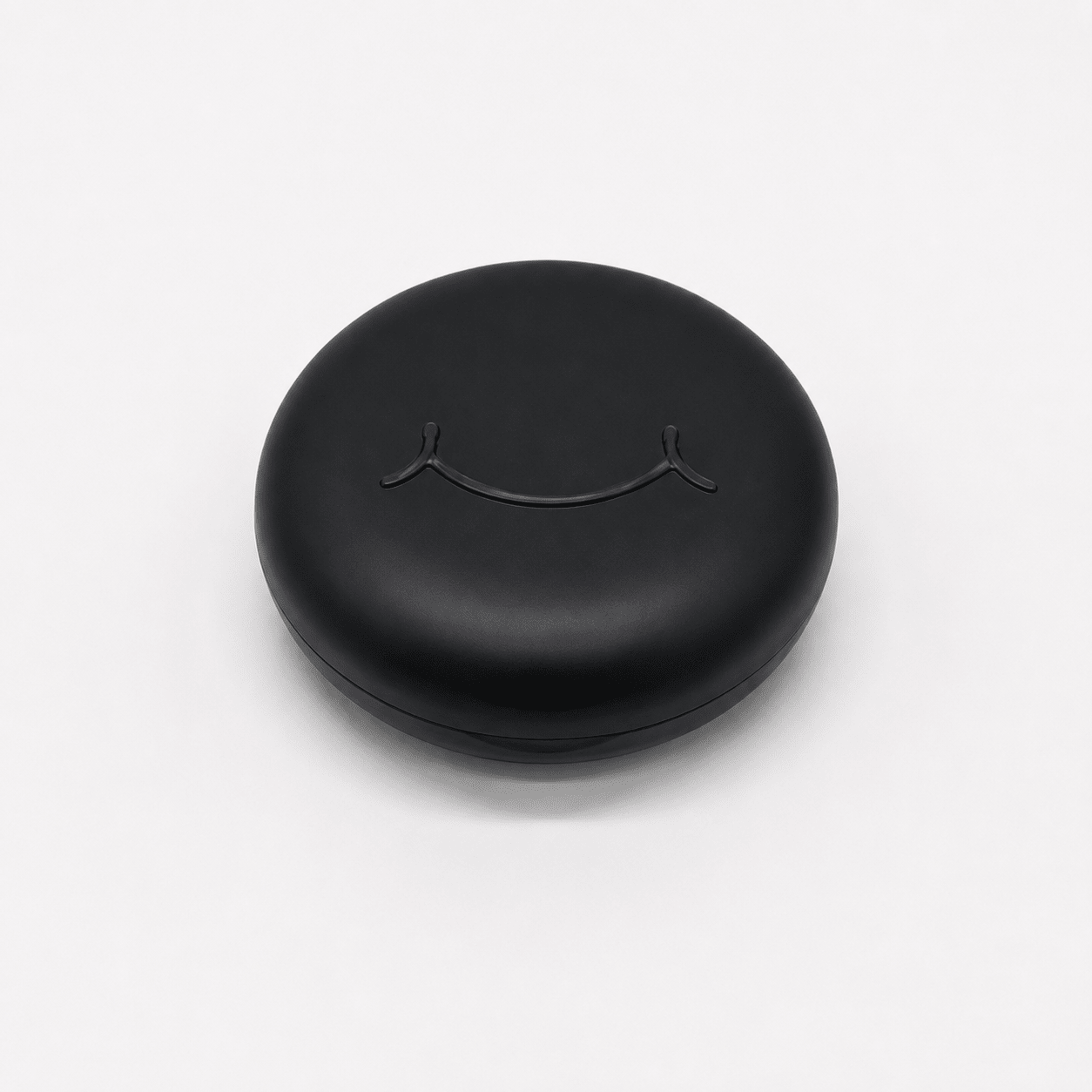 Black case for clear retainers, clear aligners, night guards, mouth guards and more.
