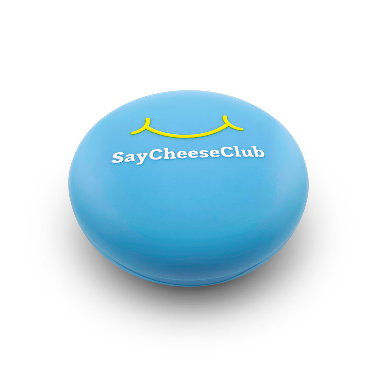 Blue case for clear retainers, clear aligners, night guards, mouth guards and more.