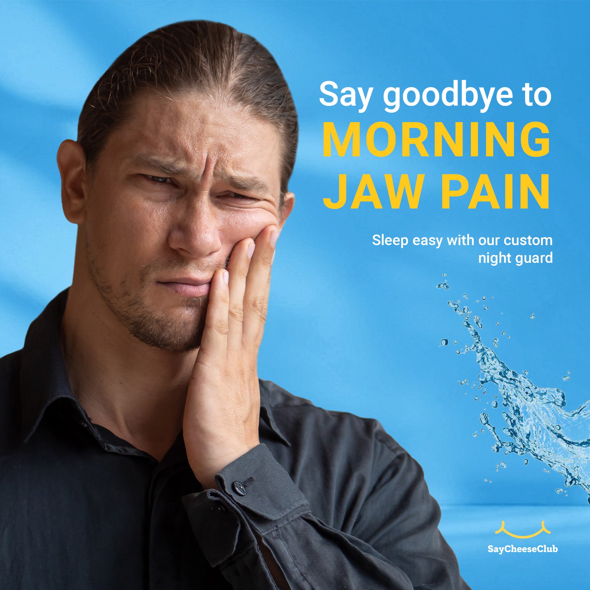 SayCheeseClub night guards helps prevent jaw pain