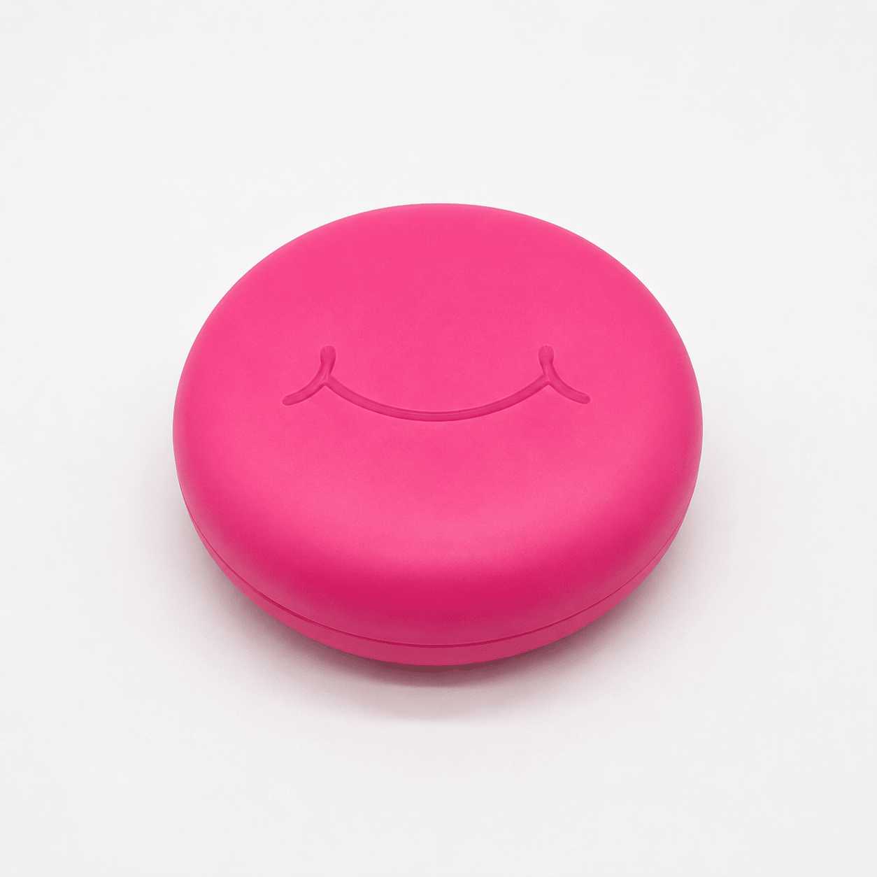 Pink case for clear retainers, clear aligners, night guards, mouth guards and more.