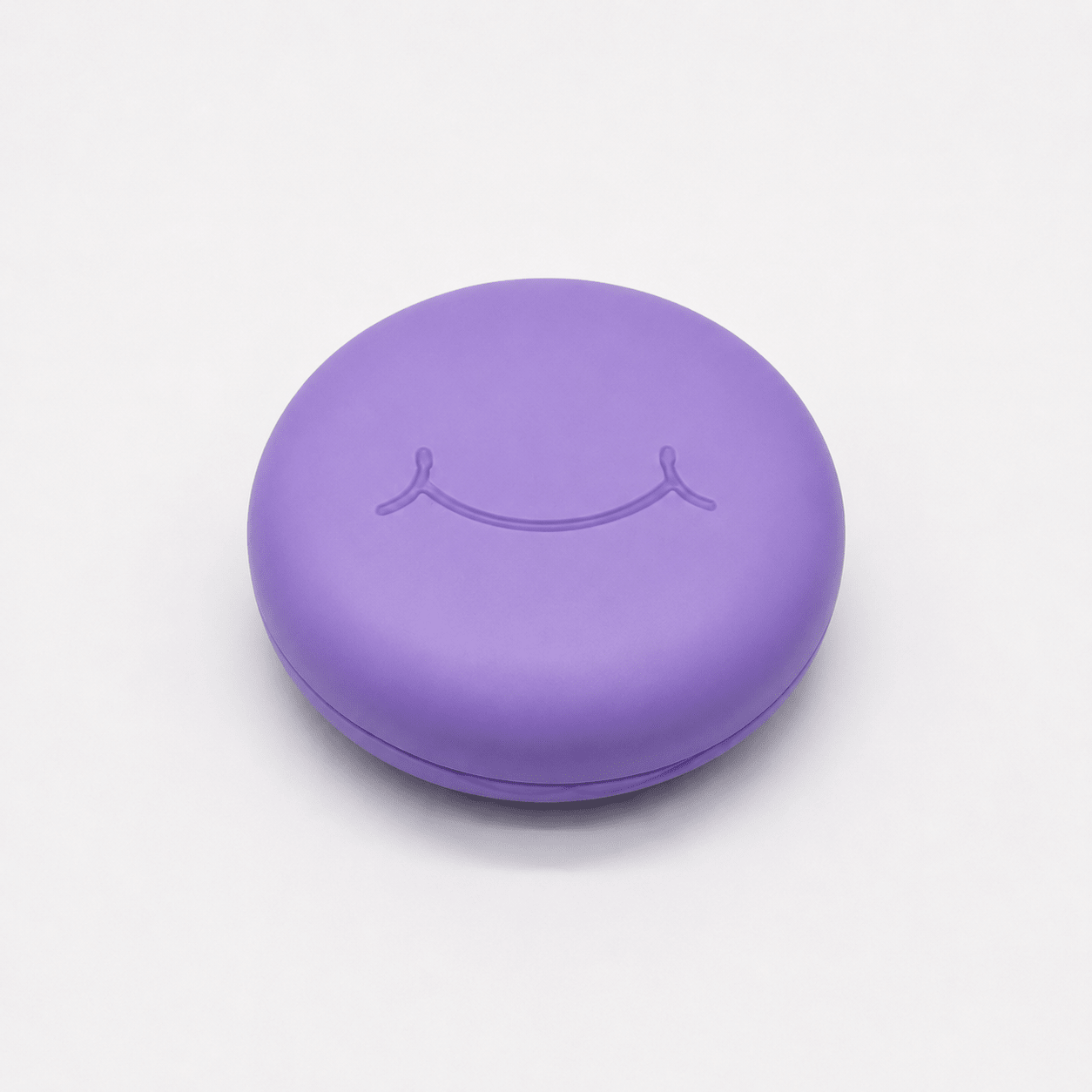 Purple case for clear retainers, clear aligners, night guards, mouth guards and more.