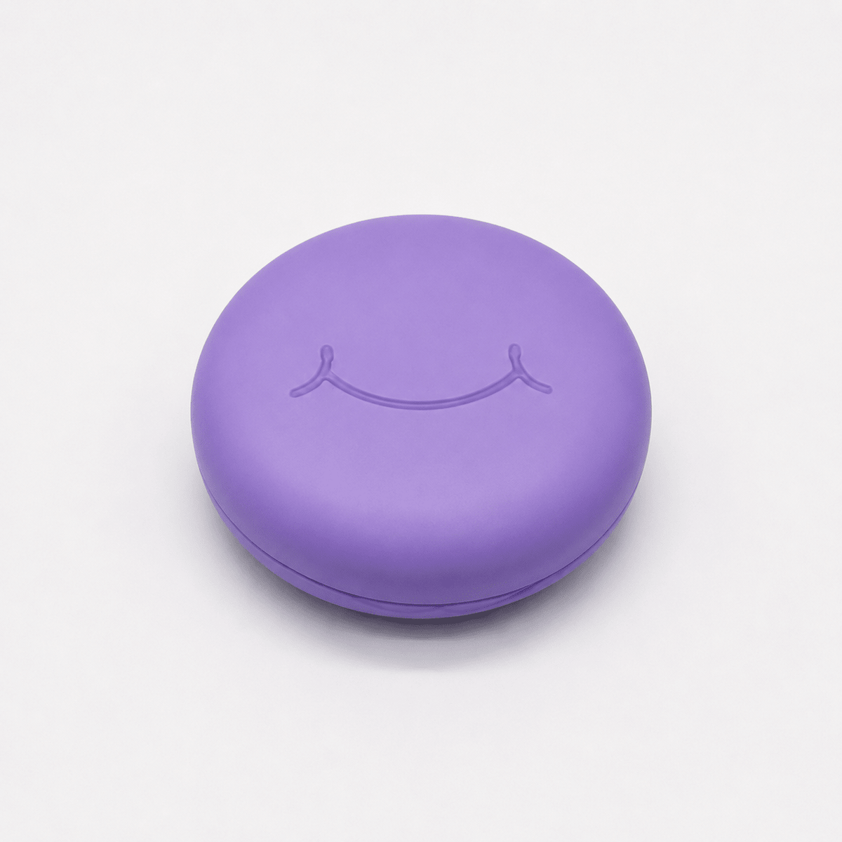 Purple case for clear retainers, clear aligners, night guards, mouth guards and more.