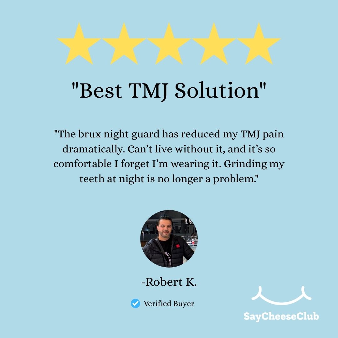 5 star review of TMJ grinding guard