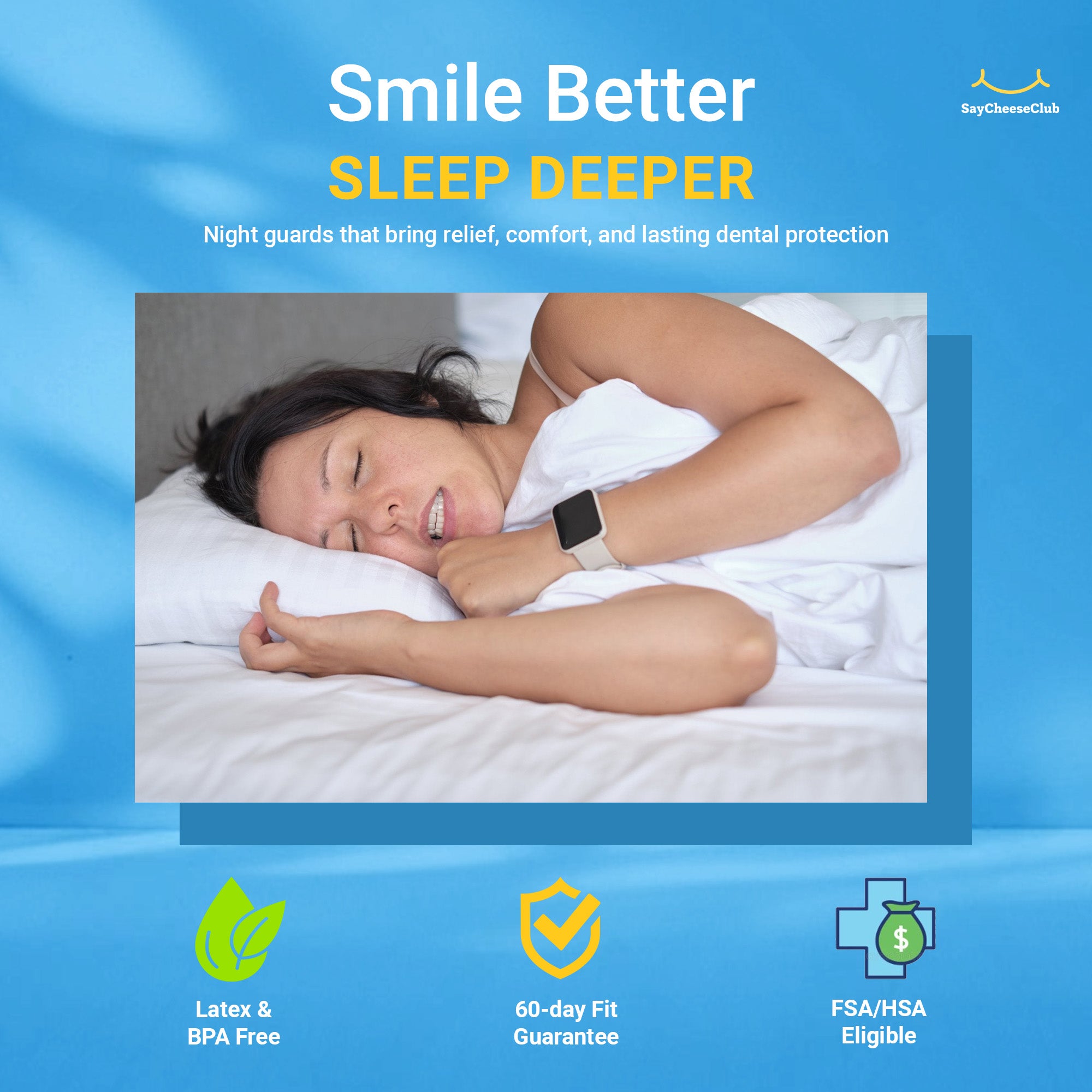 Brux night guards bring relief and comfort at night