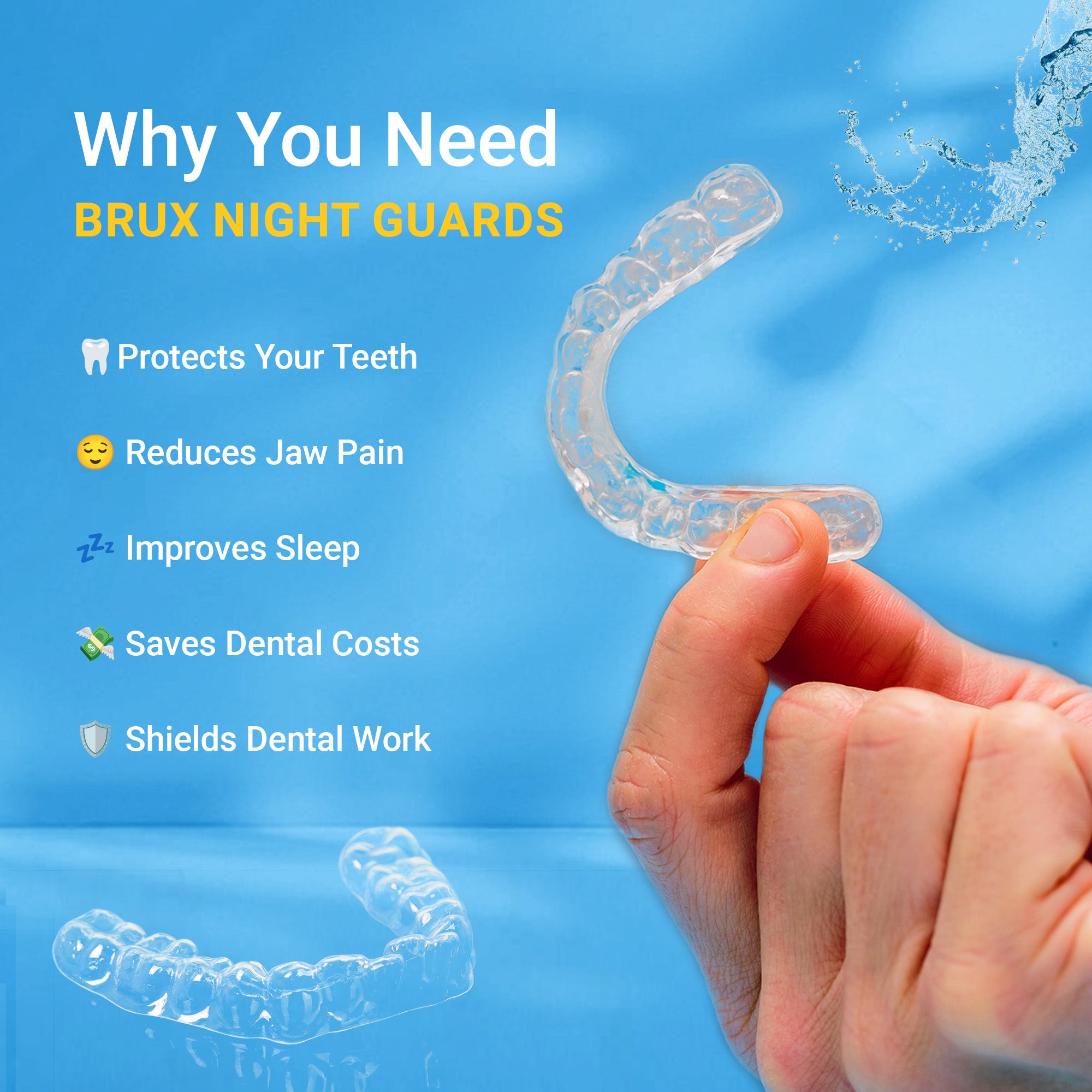 Night guards help improve sleep