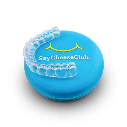 Custom hybrid lower night guard designed for brux, TMJ stability, occlusal coverage, grinding, and jaw support