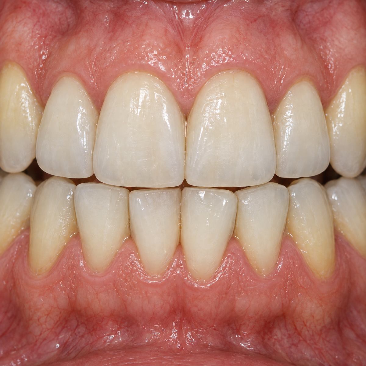 Teeth before whitening